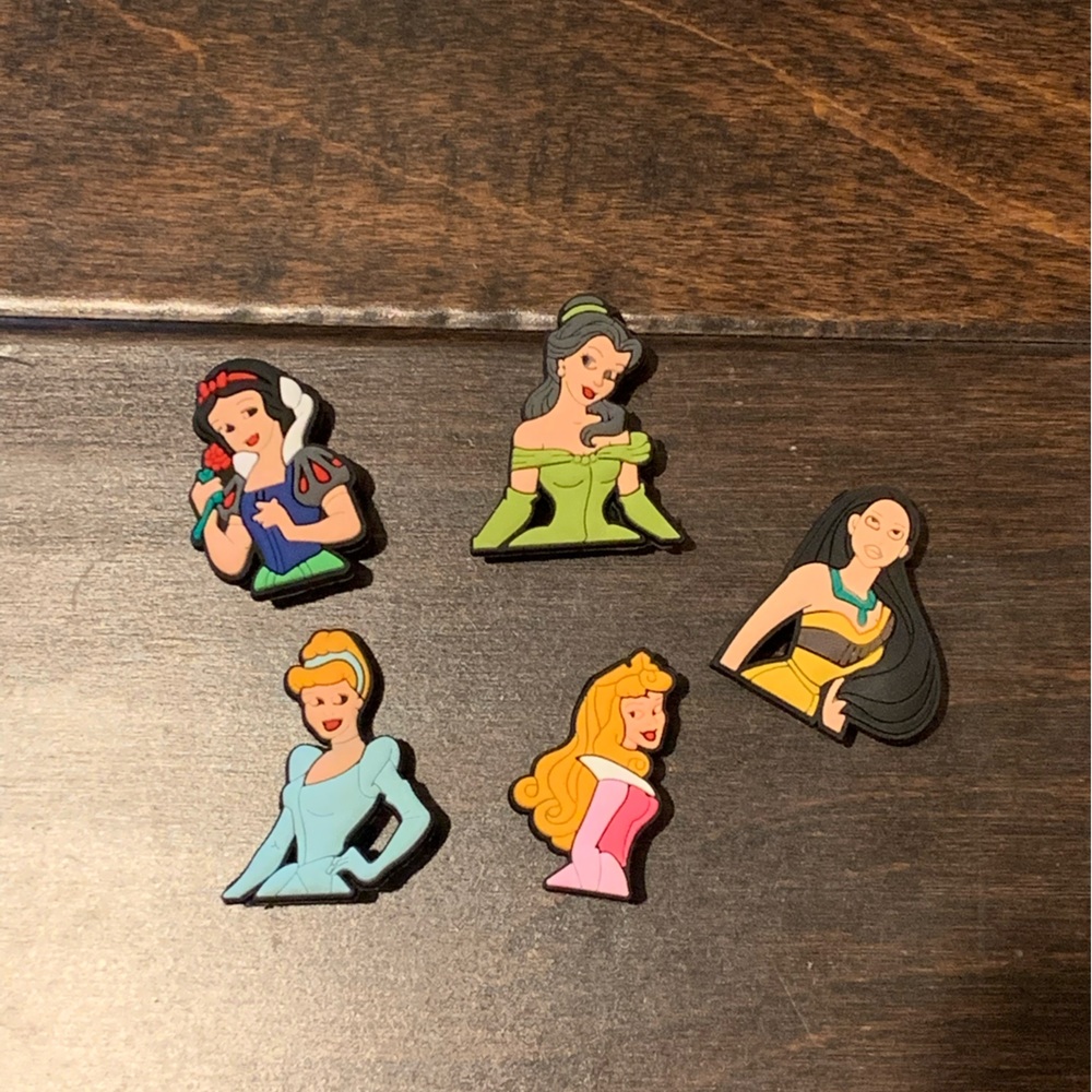 Disney princess shoe charms
